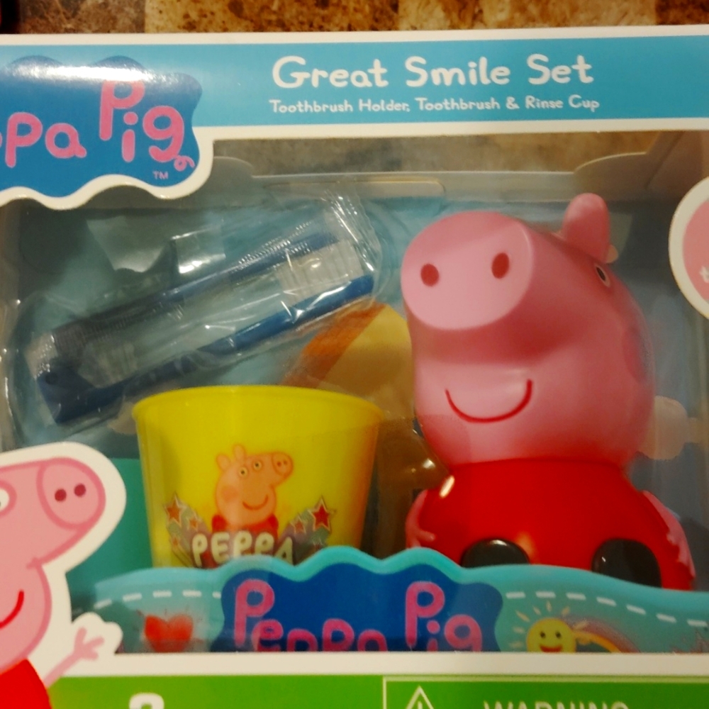 Peppa pig great smile 😁 set